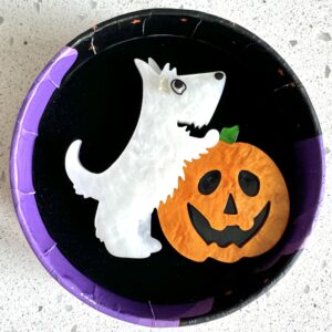 Erstwilder Brooch – Patch the Pumpkin Pup