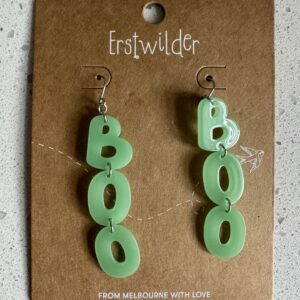 Erstwilder Earrings – BOO – Glow In The Dark