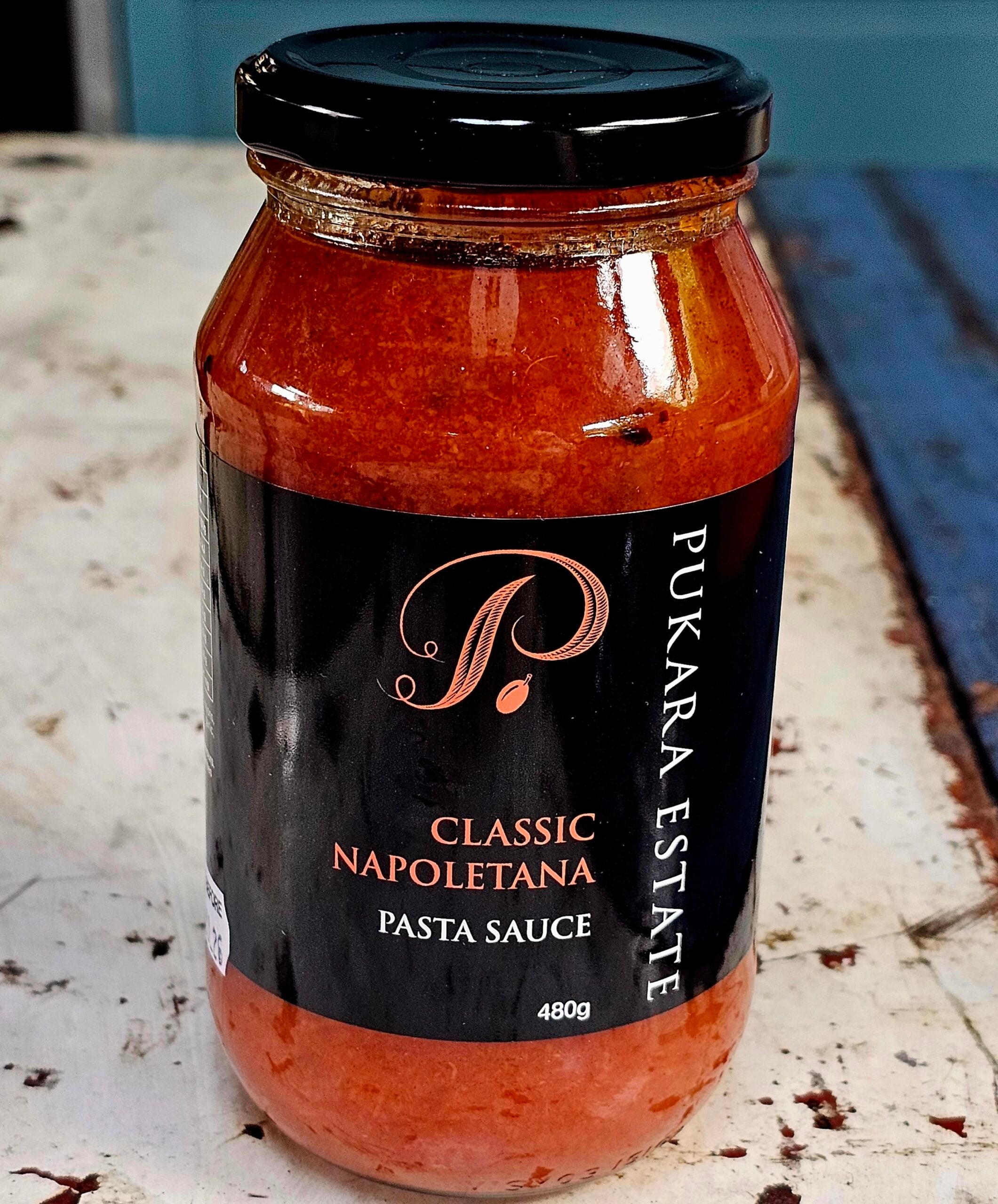 Pukara Estate - Classic Napoletana Pasta Sauce - morpeth gourmet foods gallery pukara estate family farm 180g sauce relish chutney jam australian dressing classic napoletana pasta