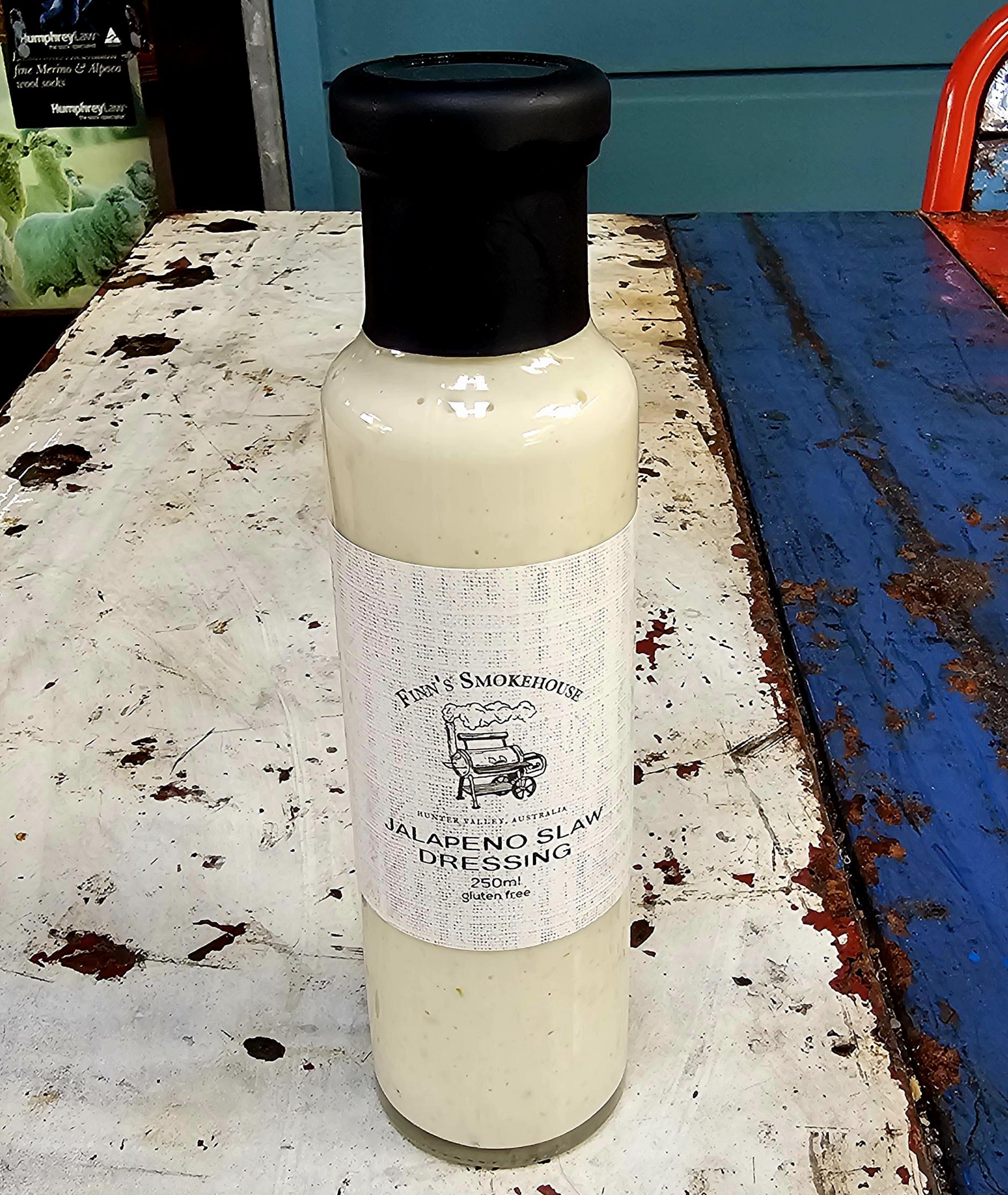 Jalapeno Slaw Dressing - morpeth gourmet foods hunter valley region myanbah farm sauce finn's kitchen dressing relish butter dessert chutney gluten free jalapeno slaw dressing 250ml
