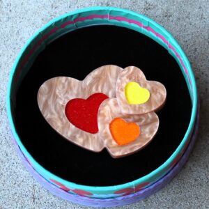 Erstwilder Brooch – Lolly Heart Cookies