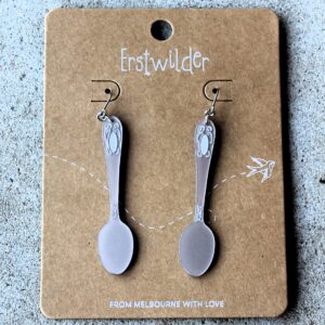 Erstwilder Earrings – Spoon Silver