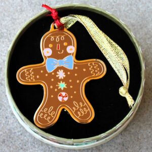 Erstwilder Enamel Ornament – Santa’s Snack