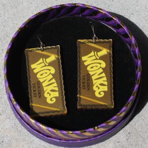 Erstwilder Earrings – Wonka Golden Ticket