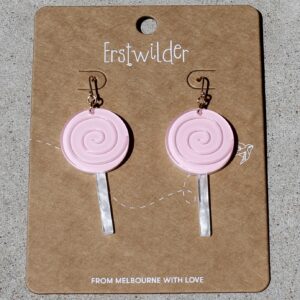 Erstwilder Earrings – Lollypop Light Pink