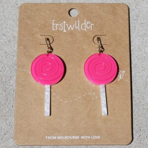 Erstwilder Earrings – Lollypop Pink
