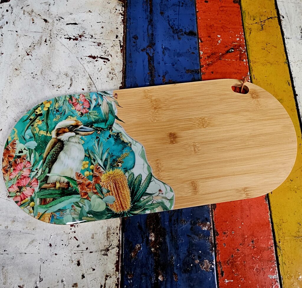 Bamboo Grazing Board Resin Emu-sing main image 1