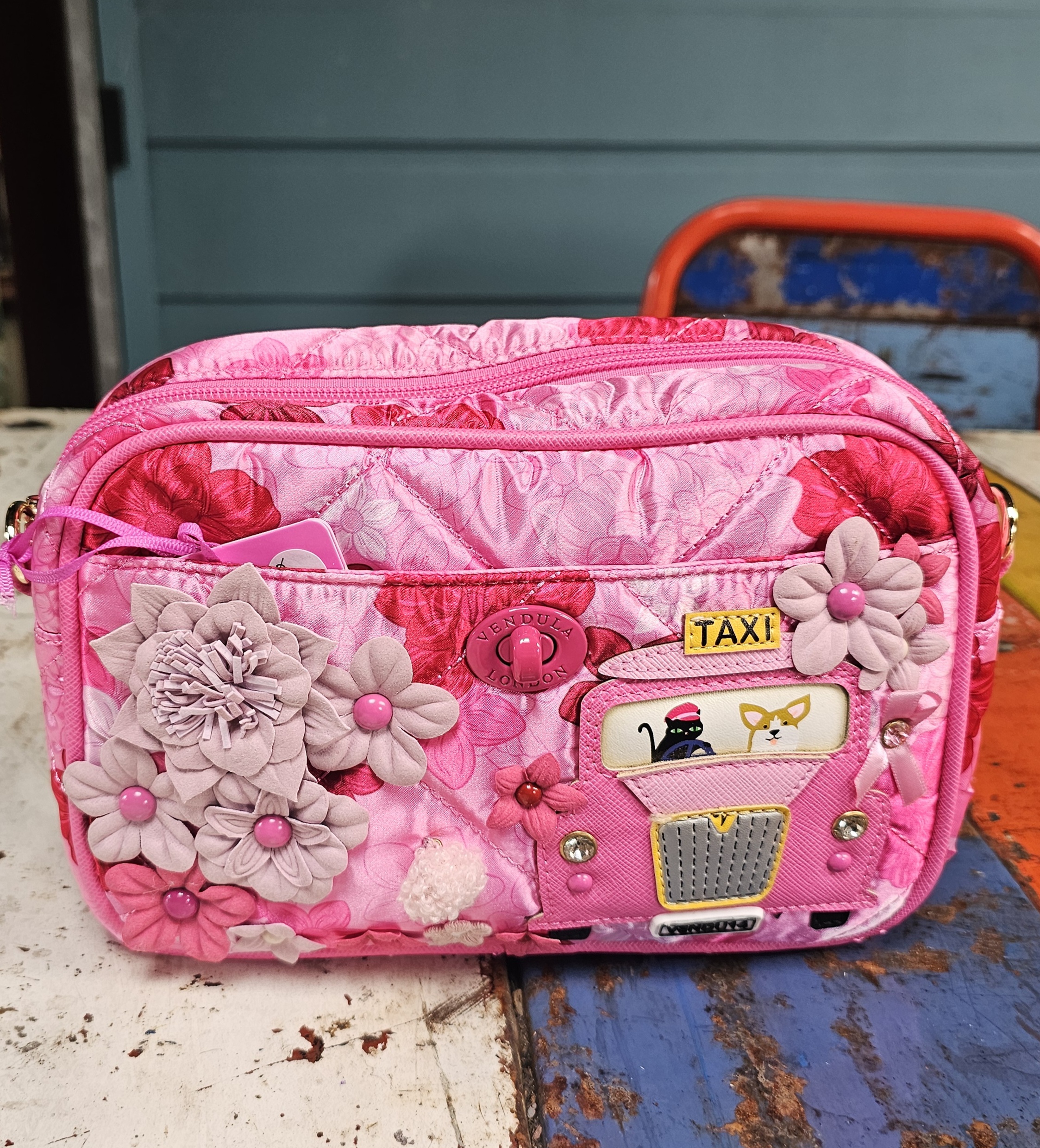 Vendula Camera Bag - Cats & Corgis - morpeth antique centre hunter valley region vendula pink ribbon camera bag corgi and cats london fund raiser