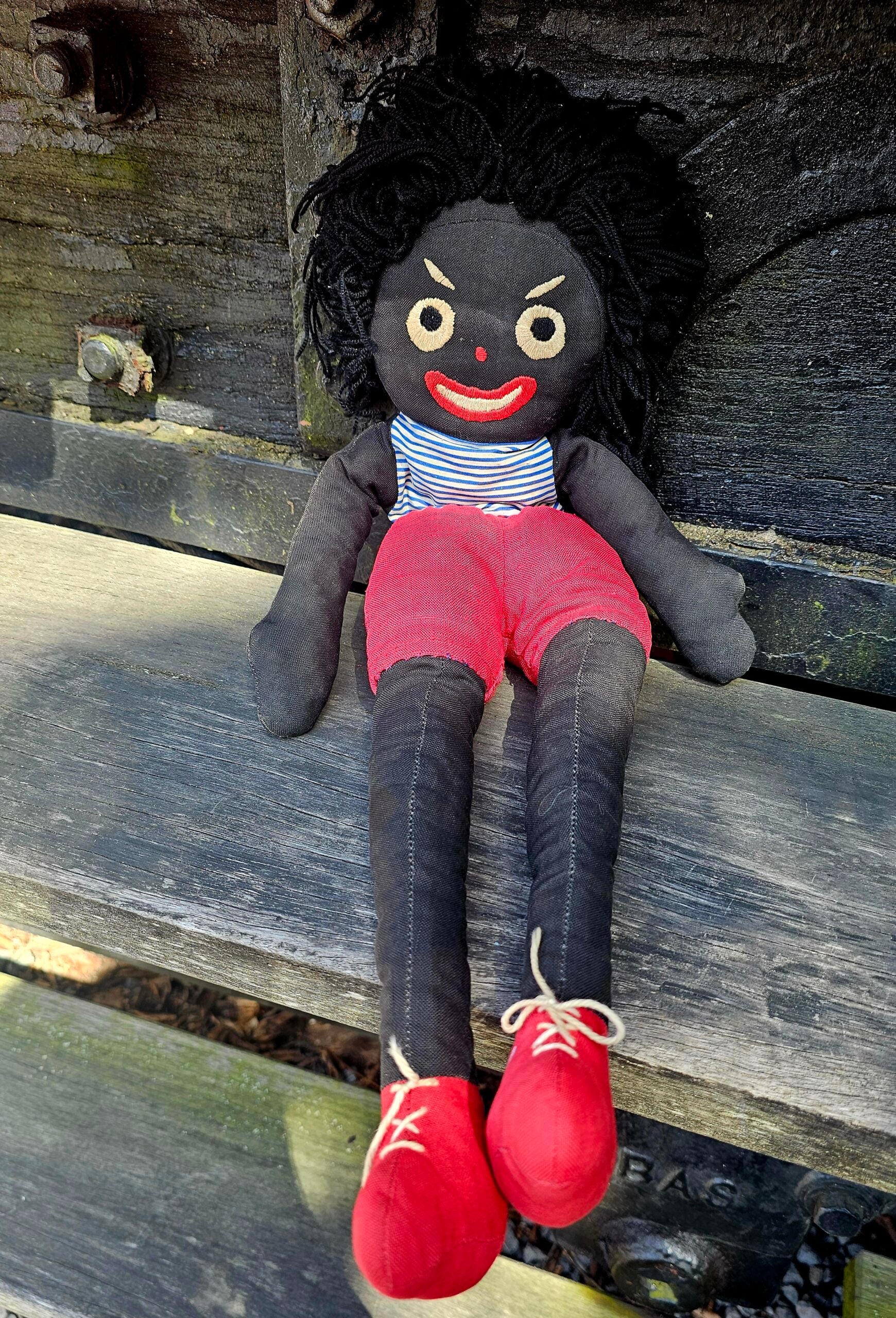 Vintage Golli - morpeth antique centre hunter valley region australia golli golliwogg merrythought united kingdom florence upton enid blyton handmade limited edition pre loved vintage wendy boston