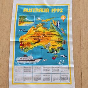 Teatowel – Calendar 1992, Australia