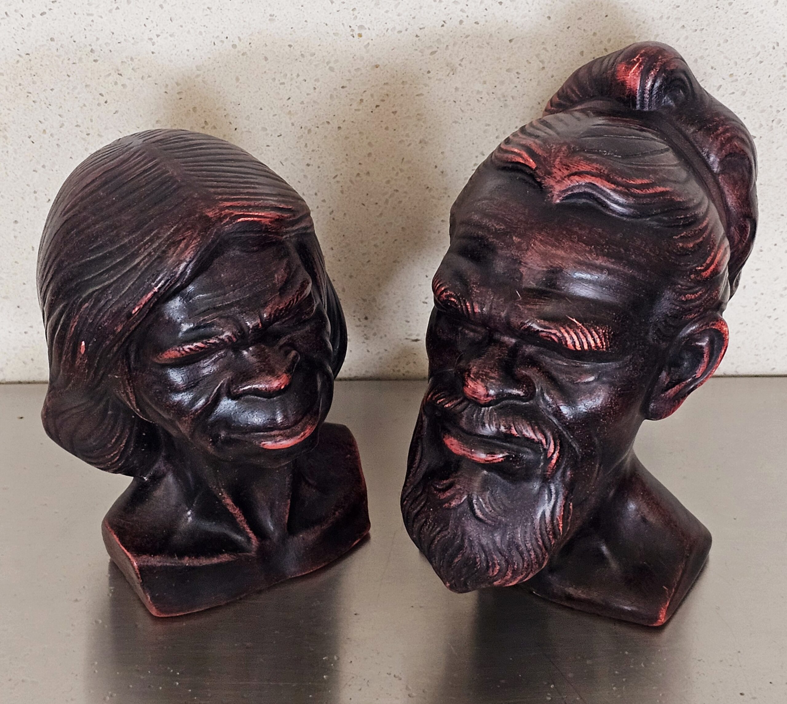 Takacs Studio Pottery Aboriginal Busts - morpeth antique centre hunter valley region takacs aboriginal indigenous figures busts alexander studio pottery mid century australian ceramic glebe bowral