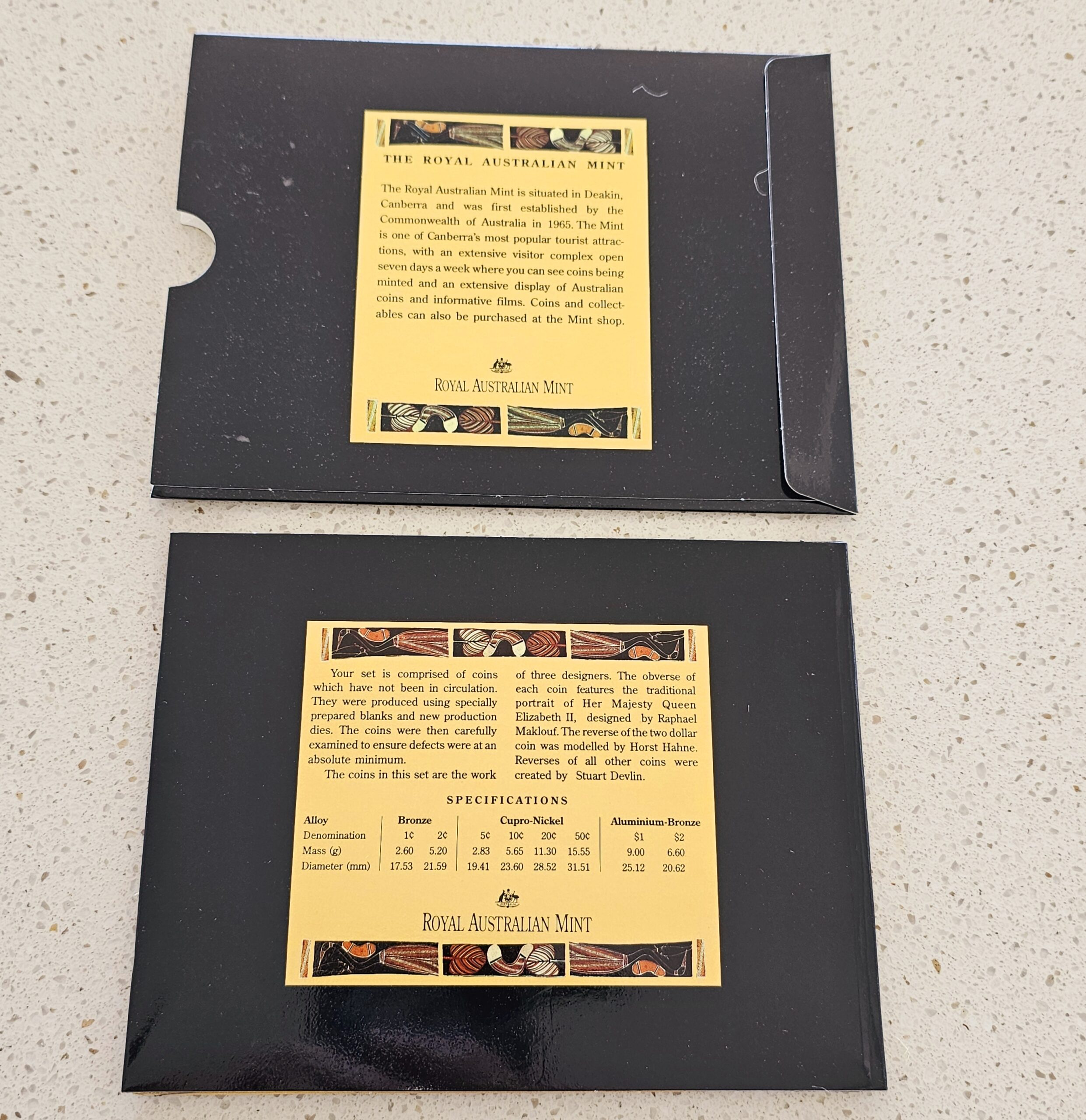 Australian Mint Uncirculated Coin Set - 1990 - morpeth antique centre hunter valley region australian mint set uncirculated coins birth year 1990 aboriginal indigenous