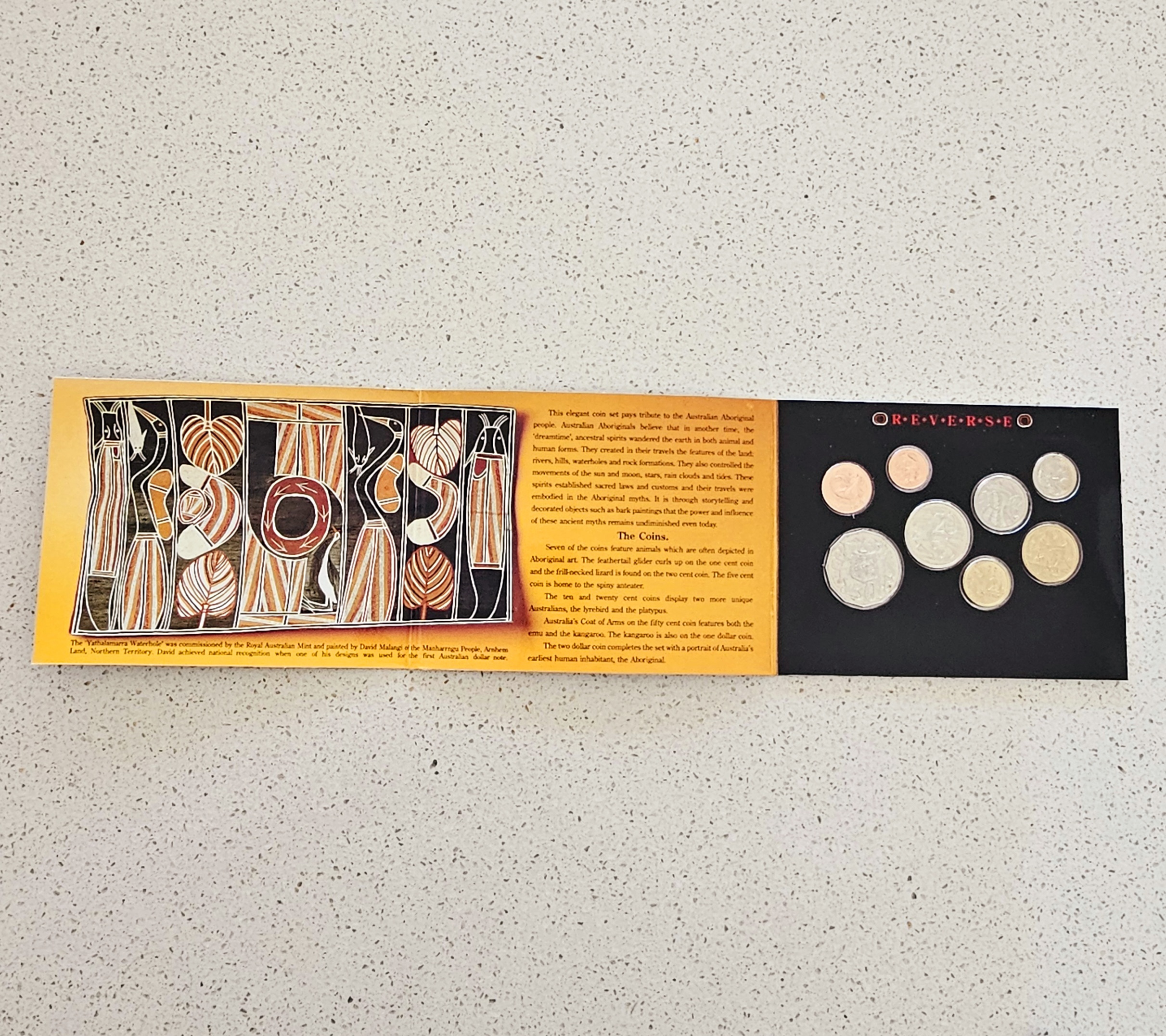 Australian Mint Uncirculated Coin Set - 1990 - morpeth antique centre hunter valley region australian mint set uncirculated coins birth year 1990 aboriginal indigenous