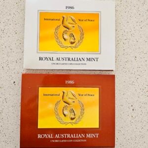 Australian Mint Uncirculated Coin Set – 1986