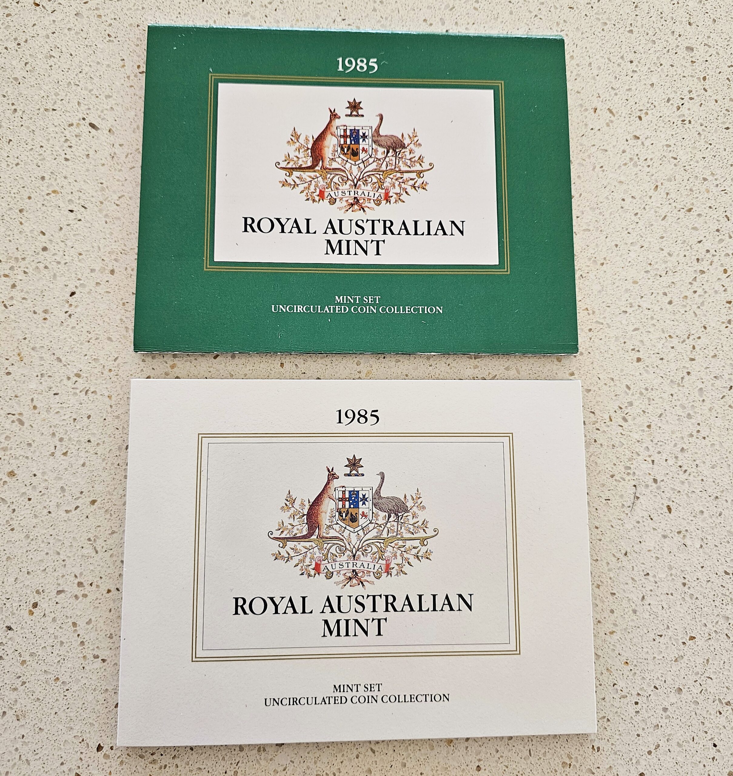 Australian Uncirculated Coin Set - 1985 - morpeth antique centre hunter valley region australian mint set uncirculated coins birth year 1985 canberra