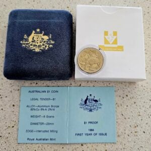 Australian One Dollar Coin – 1984