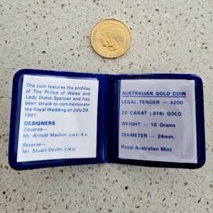 Australian Two Hundred Dollar Coin – Royal Wedding 1981
