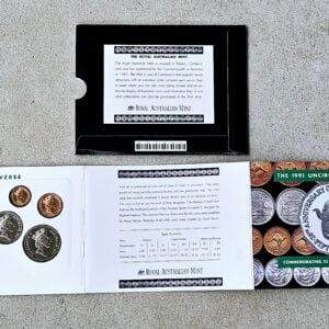 Australian Uncirculated Coin Set – 1991