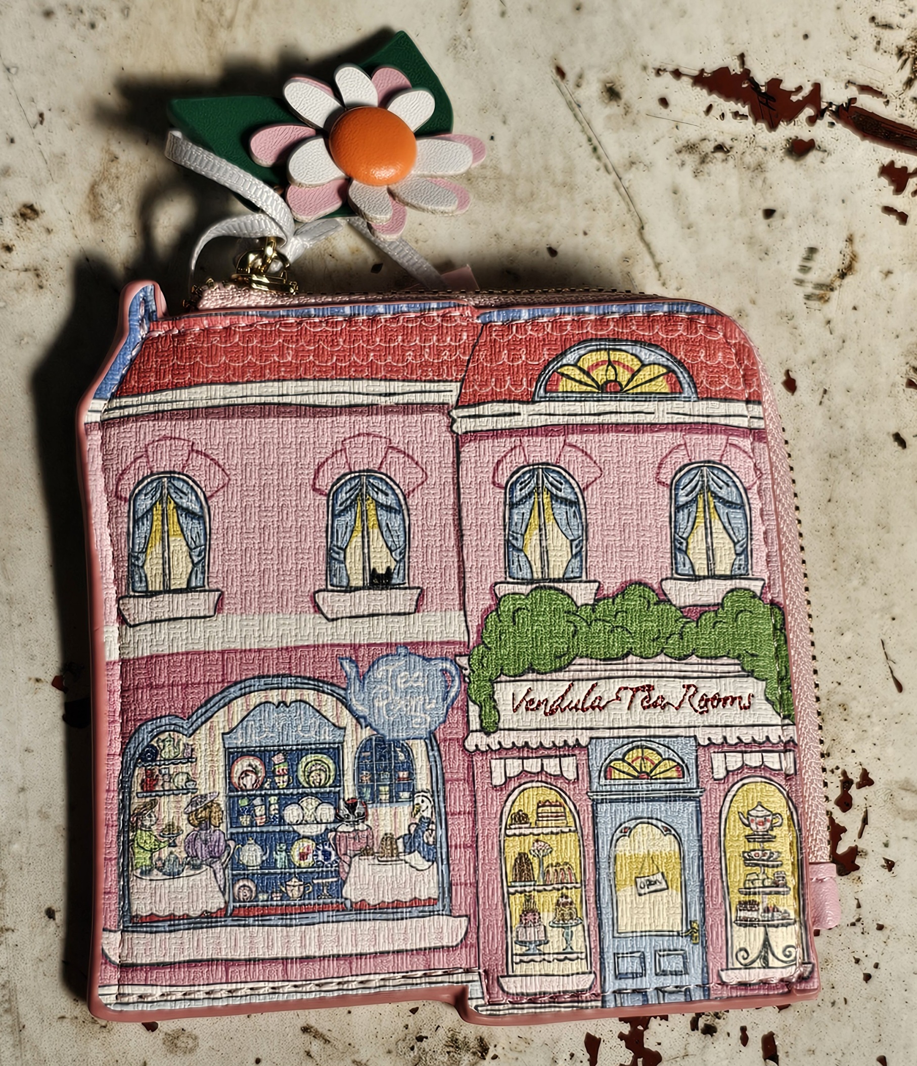 Vendula Coin Purse - Tearooms - morpeth gift gallery hunter valley region vendula london vegan handbag shop store front tea rooms bella everly hollis grace grab square wallet key coin purse zip mini callaway pouch phone flip universal clipper shopper