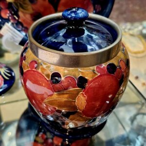 Moorcroft Pottery Lidded Jar