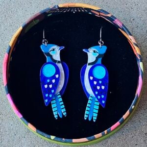 Erstwilder Earrings – The Boisterous Blue Jay