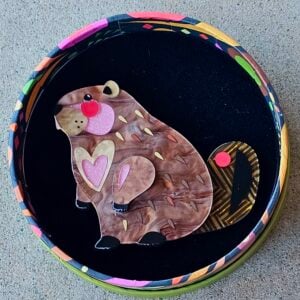 Erstwilder Brooch – The Busy Beaver