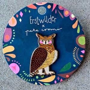 Erstwilder Enamel Pin – The Grand Great Horned Owl