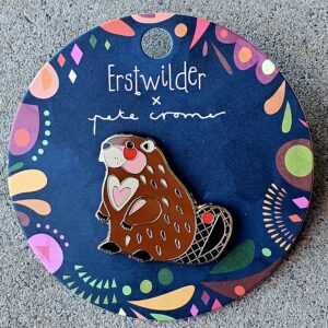 Erstwilder Enamel Pin – The Busy Beaver