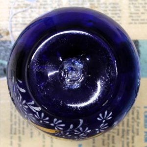 Victorian Era Blue Glass Jug