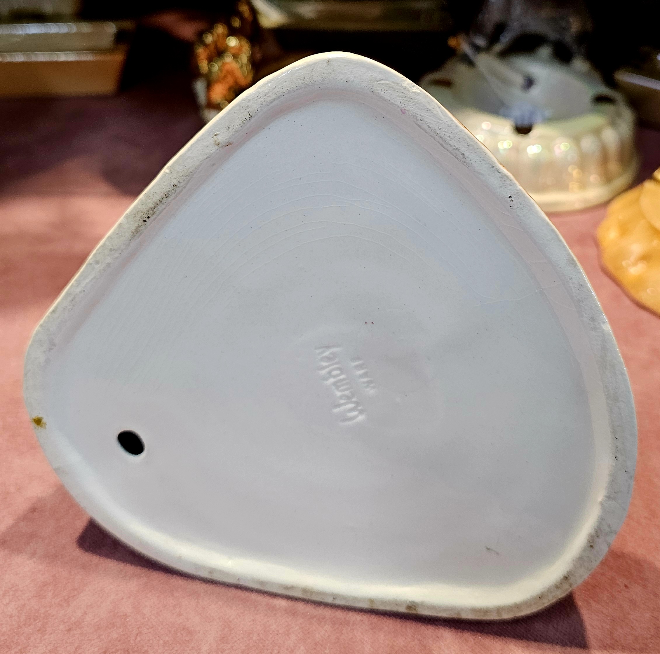 Wembley Ware Tray - Stockman - morpeth antique centre hunter valley region treasured memories wembley ware western australian pottery ceramics lustre glaze vintage tray ash cigarette stockman indigenous aboriginal