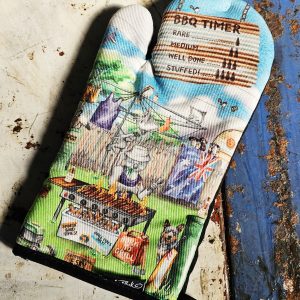 Oven/BBQ Mitt – Backyard BBQ
