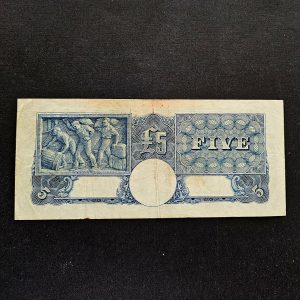 Australian Five Pound Banknote 1941
