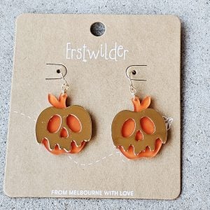 Erstwilder Earrings – Apple Orange