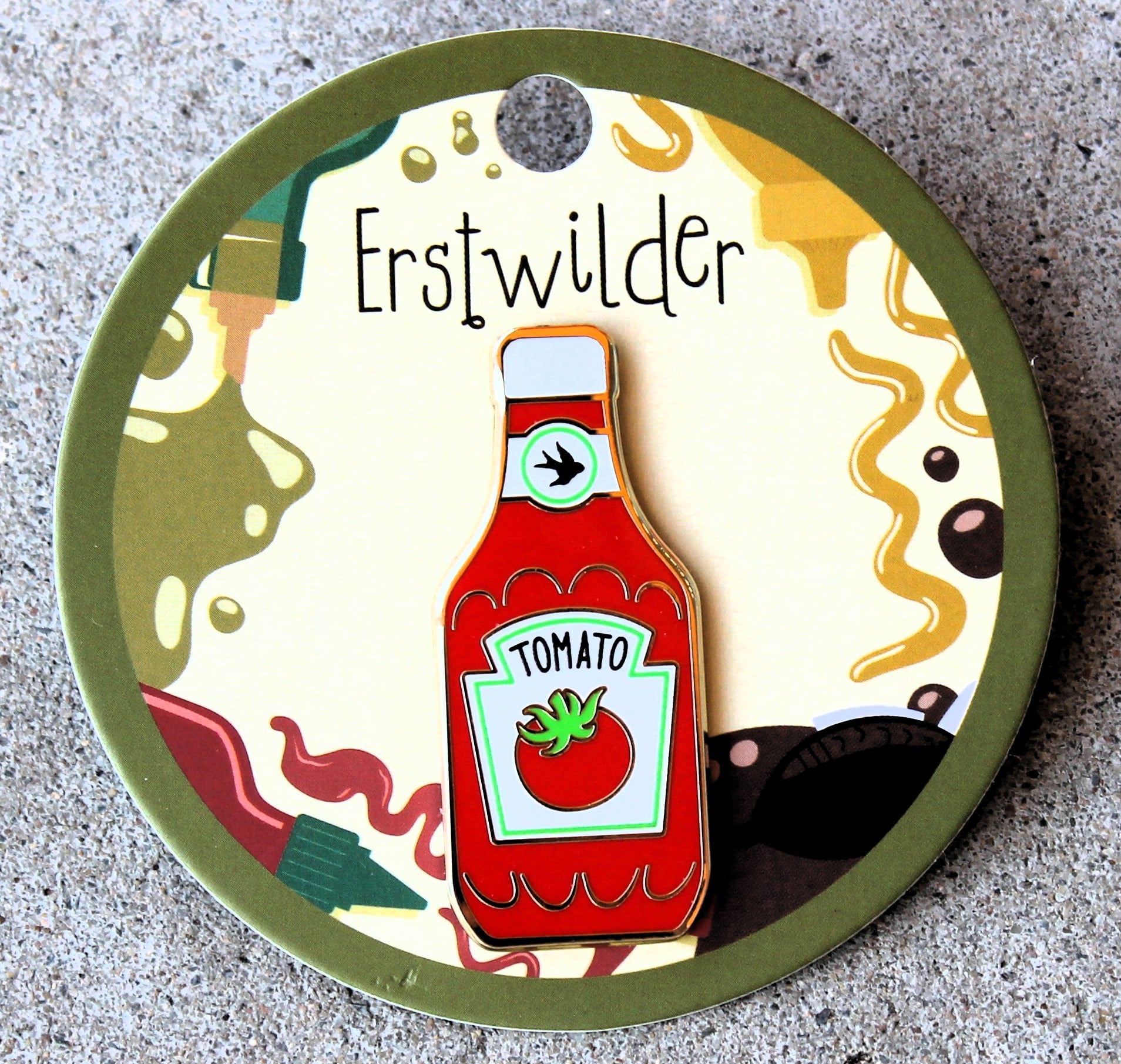 Erstwilder Enamel Pin - Main Squeeze - Erstwilder Enamel Pin - Main Squeeze