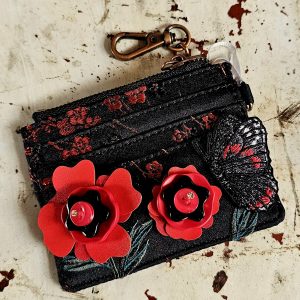 Vendula Card Holder – Woven Butterfly
