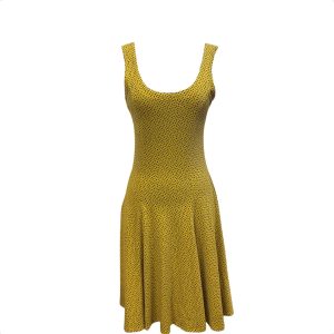 Utility Sport Yellow Polka Dot Dress