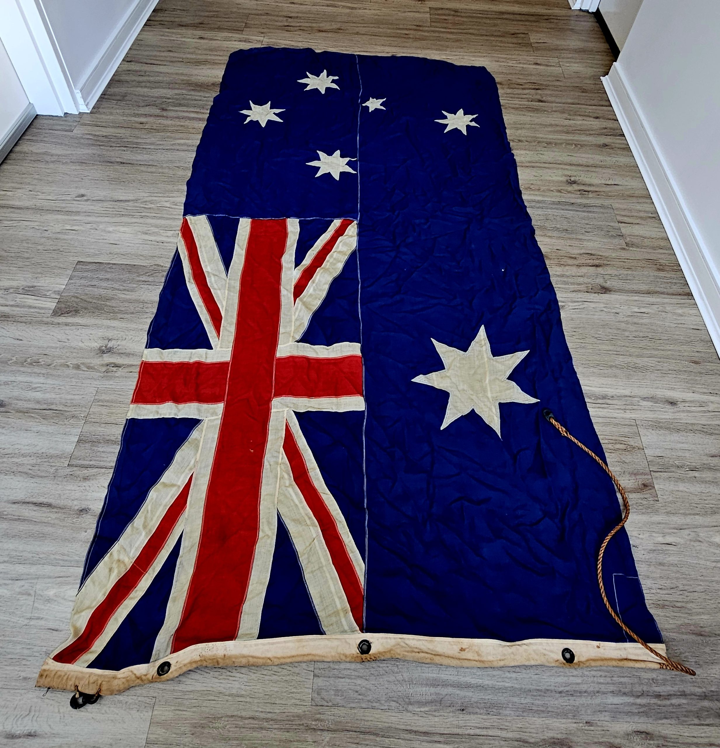 Australian Flag - morpeth antique centre hunter valley region australian flag garden island dockyard navy sydney