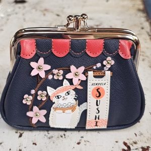Vendula Clip Coin Purse – Sushi Shop Navy