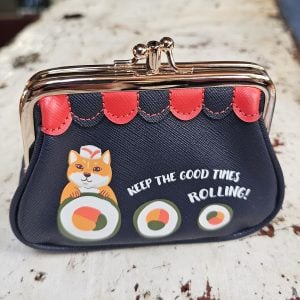 Vendula Clip Coin Purse – Sushi Shop Navy