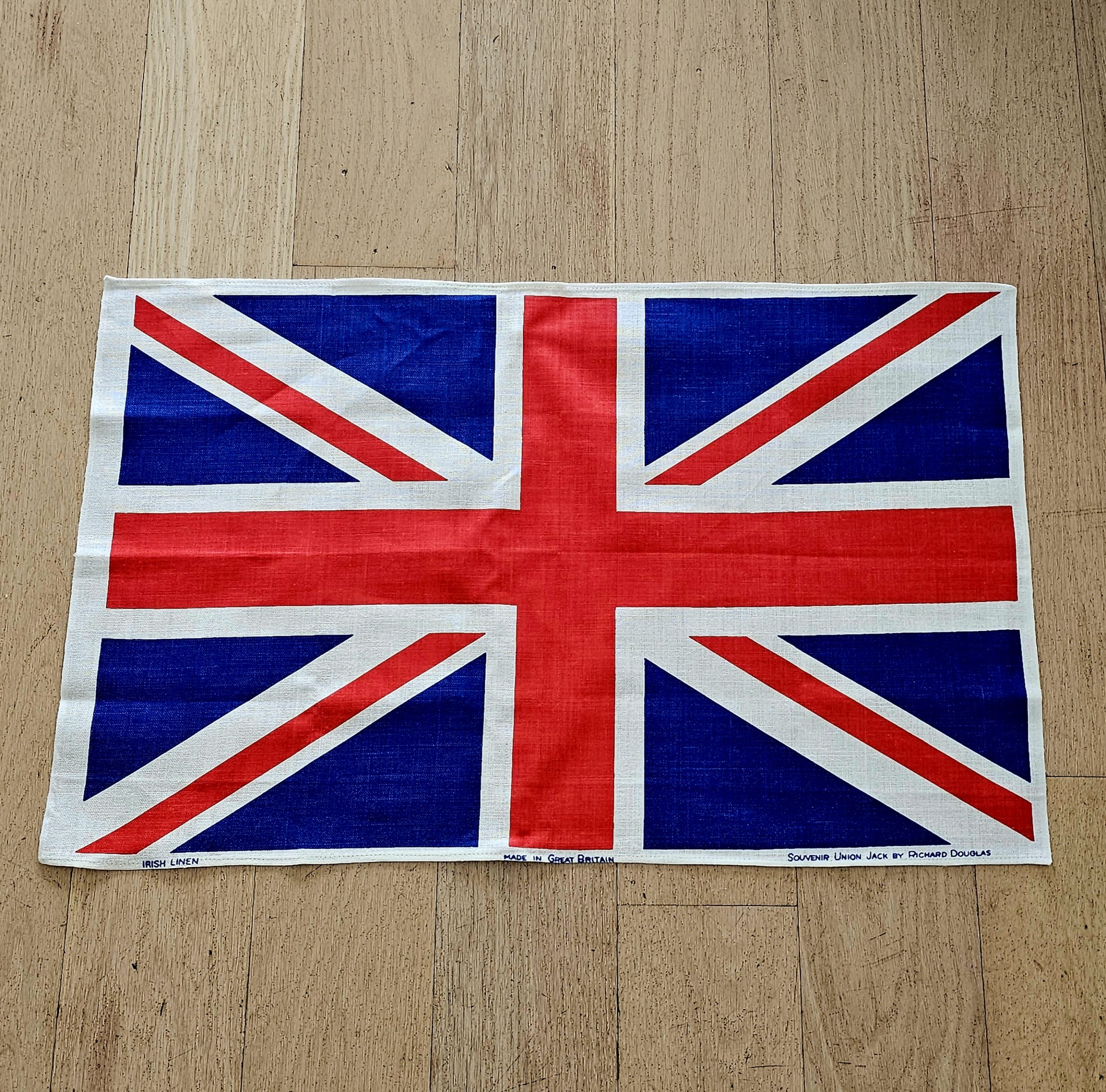 Teatowel - Union Jack, United Kingdom - morpeth antique centre hunter valley region cotton linen tea towel table cloth road trip souvenier union jack britain united kingdom