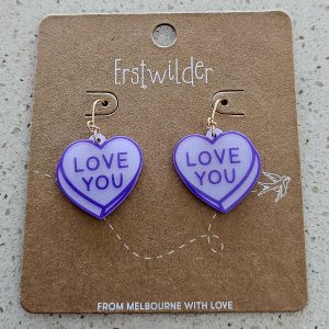 Erstwilder Earrings – Love You