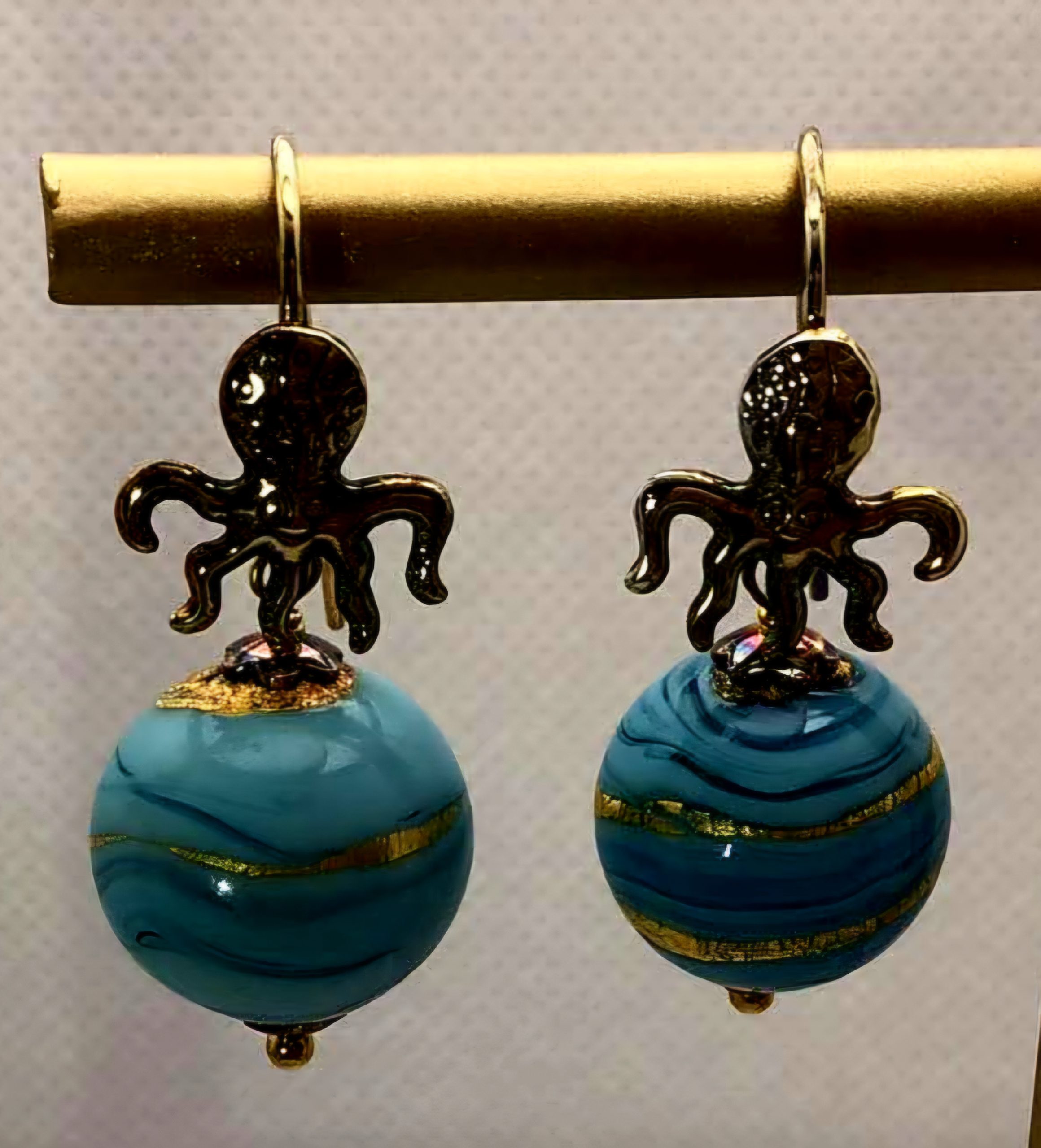 Il Murano di Francesca Glass & Sterling Silver Earrings - Il Murano di Francesca Glass & Sterling Silver Earrings