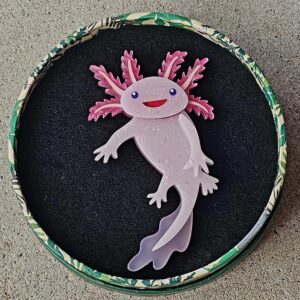 Erstwilder Brooch – Axolotl