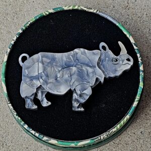 Erstwilder Brooch – Javan Rhino