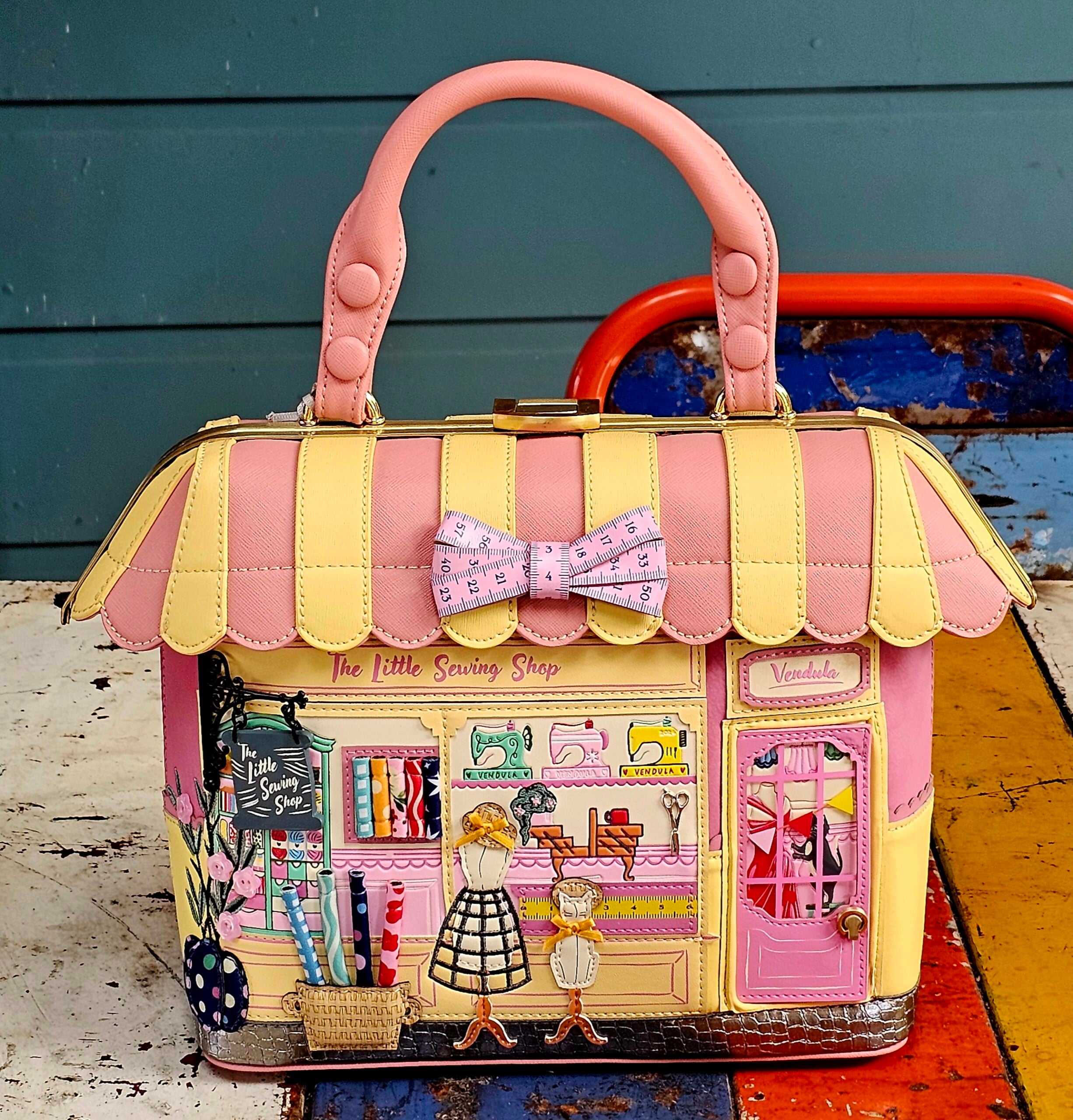 Grab Bag - Sewing Shop - morpeth antique centre hunter valley region vendula london collectable grab grace phone pouch kate card coin zip wallet purse handbag cotton reel sewing shop store little