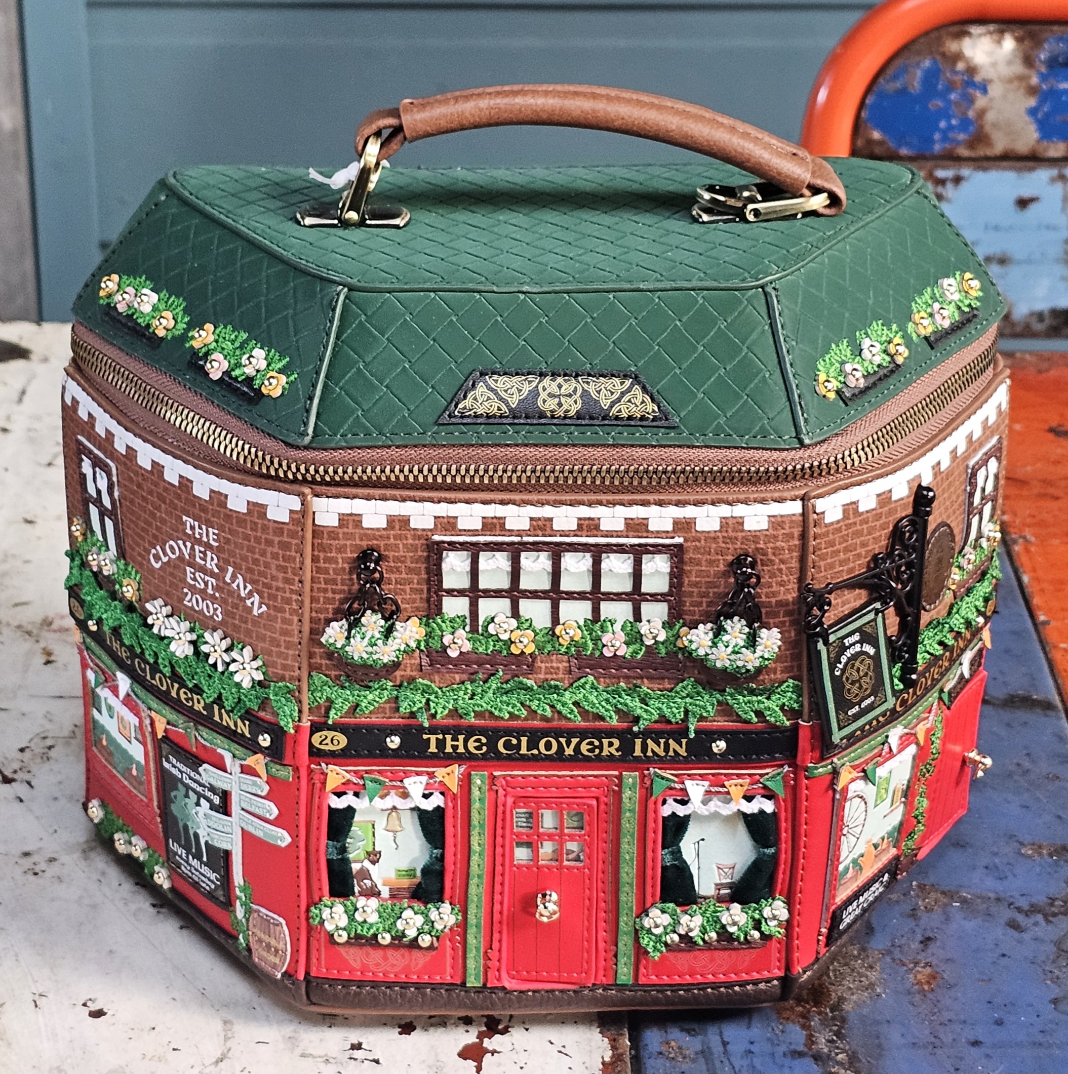Vendula Cora Bag - The Clover Inn - morpeth antique centre hunter valley region vendula london collectable grab grace phone pouch kate card coin zip wallet purse handbag bea up away hot air balloons above the clouds lucky lantern chinese new year horse clover inn hotel pub cora