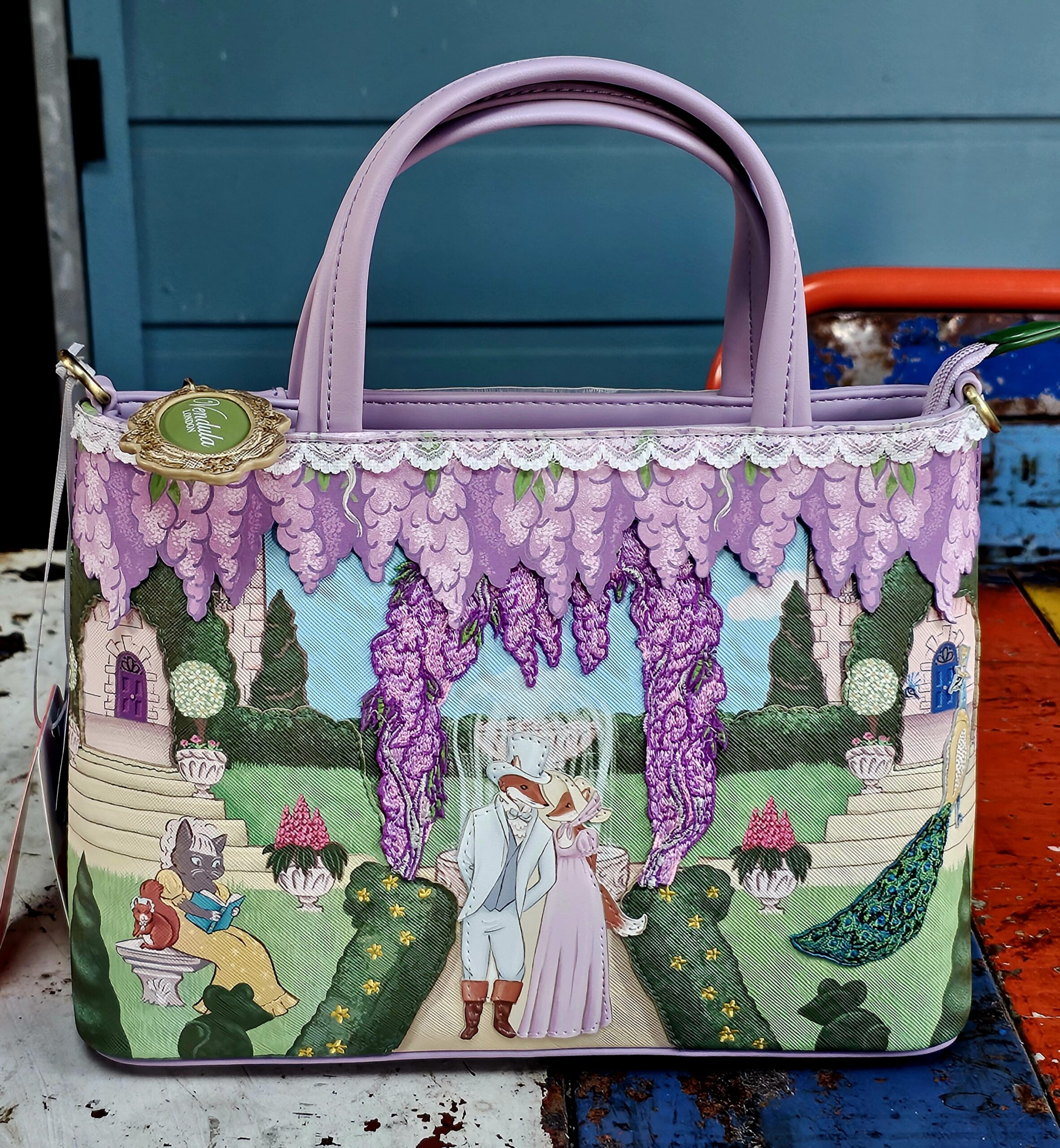 Vendula Faye Bag - Regency Gardens - morpeth antique centre hunter valley region vendula london collectable grab grace phone pouch kate card coin zip wallet purse handbag bea up away hot air balloons above the clouds lucky lantern chinese new year horse clover inn hotel pub faye regency gardens