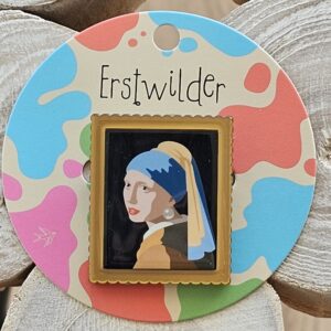 Erstwilder Mini Brooch – Vermeer (Girl with Pearl Earring)