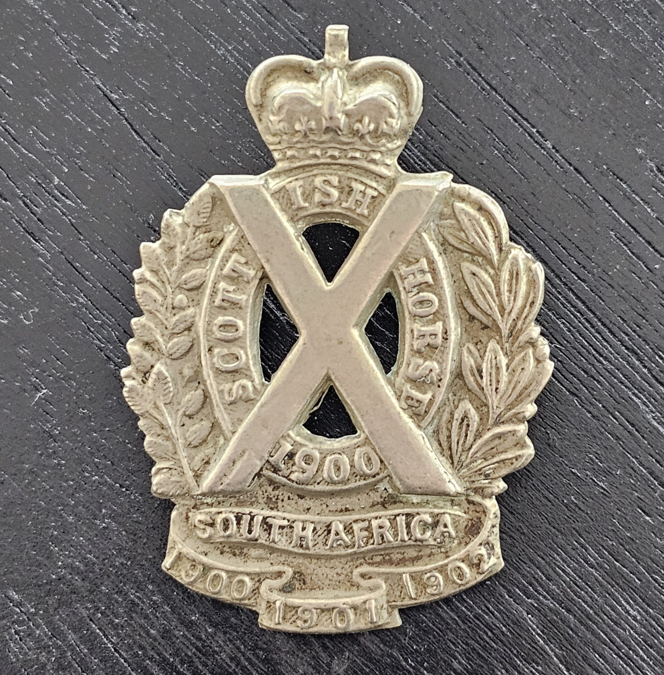 Scottish Horse 10th Battalion - morpeth antique centre hunter valley region world war one two cloth patch trade badge proficiency bullion commonwealth british united kingdom scottish horse 10th battalion cap badge queens crown post 1952