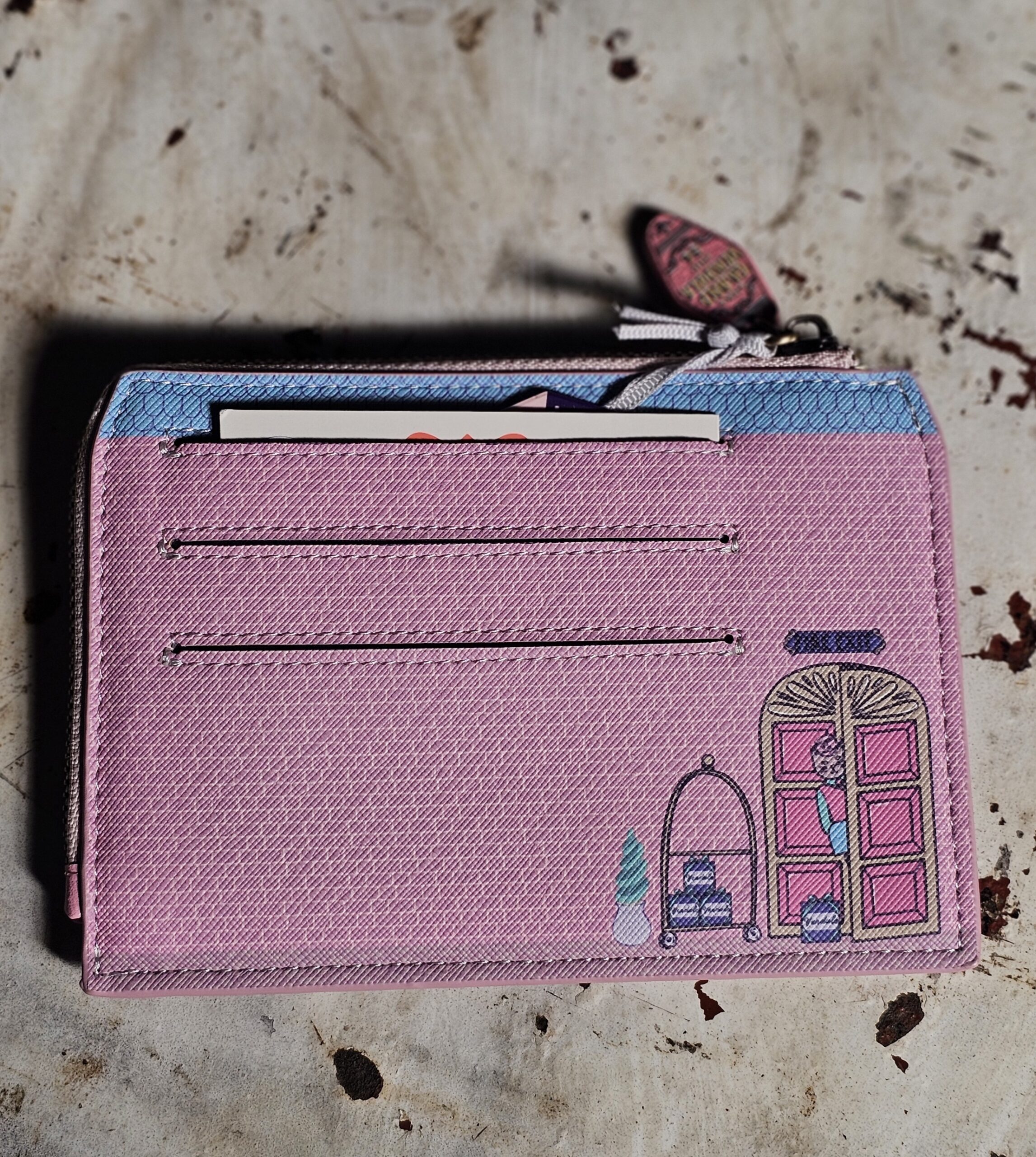 Vendula Zip Coin Purse - Grand Hotel - morpeth gift gallery hunter valley region vendula handbag pouch wallet coin purse cassie grand hotel boulevard willow reception bell suitcase stack book evie phone
